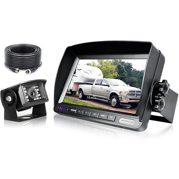 HD Wired Backup Camera System Kit with Monitor