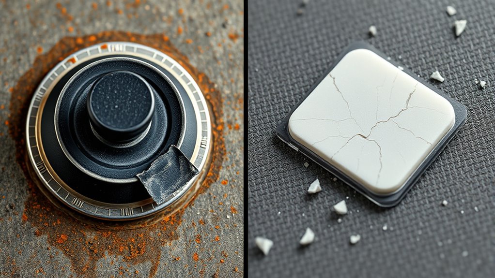 heat weakens adhesive bonds