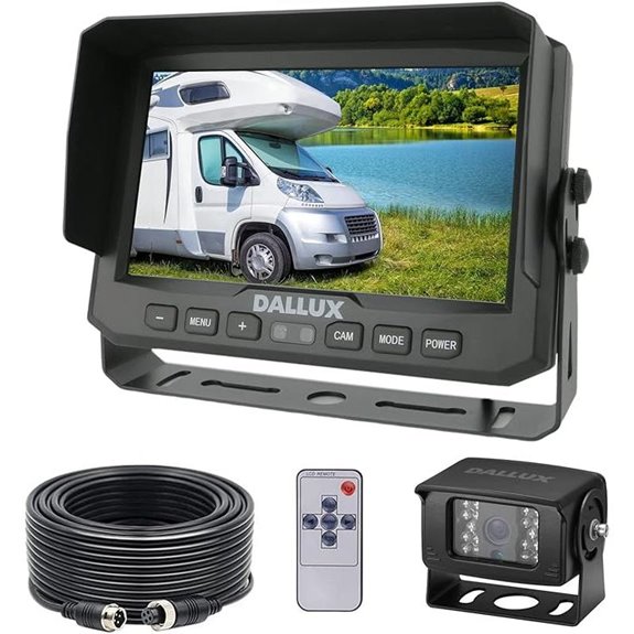 DALLUX Heavy Duty Backup Camera System with Monitor