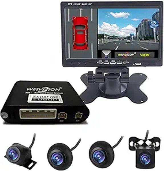 360° HD Bird's Eye Camera System with 7-inch Display