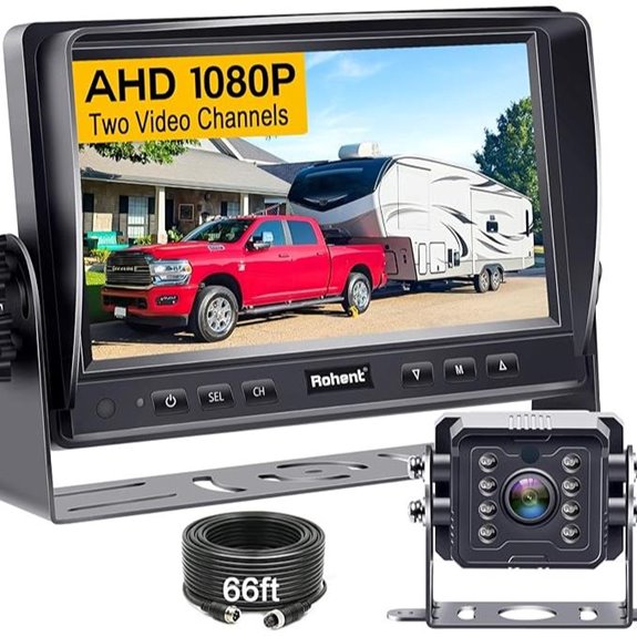 HD 1080P RV Backup Camera System with Night Vision