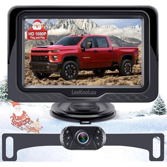 HD 1080P Waterproof Rear View Backup Camera