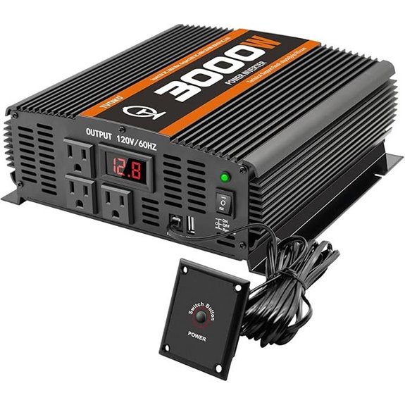 3000W Car Power Inverter with USB and Outlets