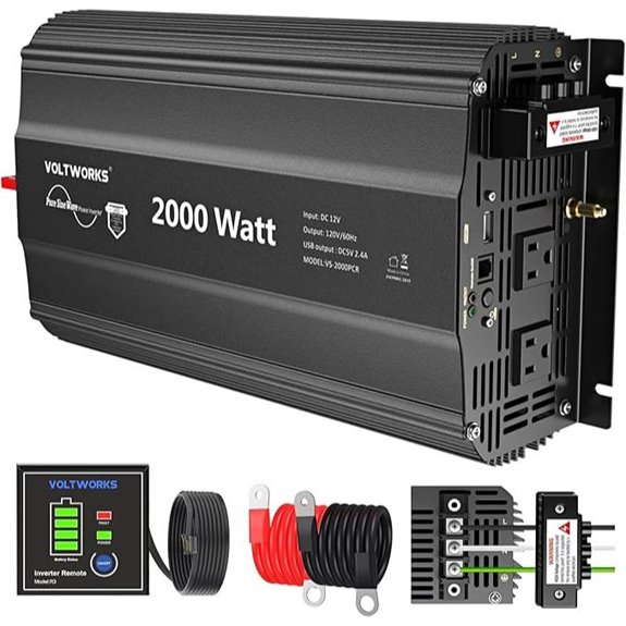 2000W Pure Sine Wave Inverter for RV and Solar