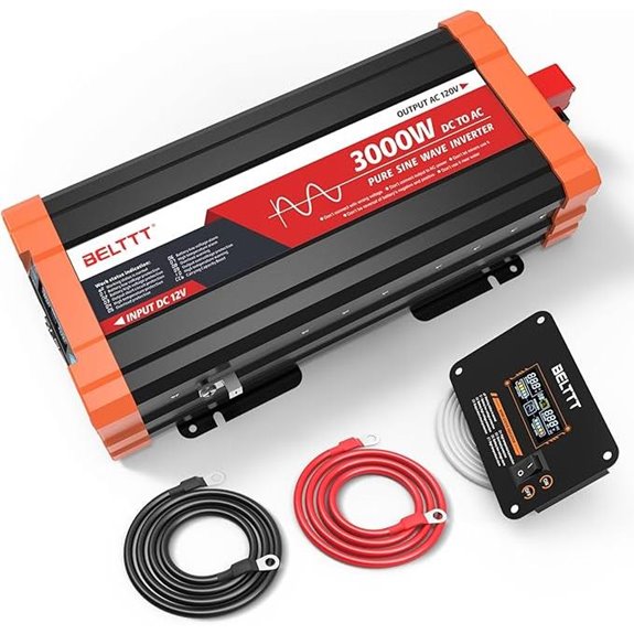 BELTTT 3000W Pure Sine Wave Inverter with USB and Remote