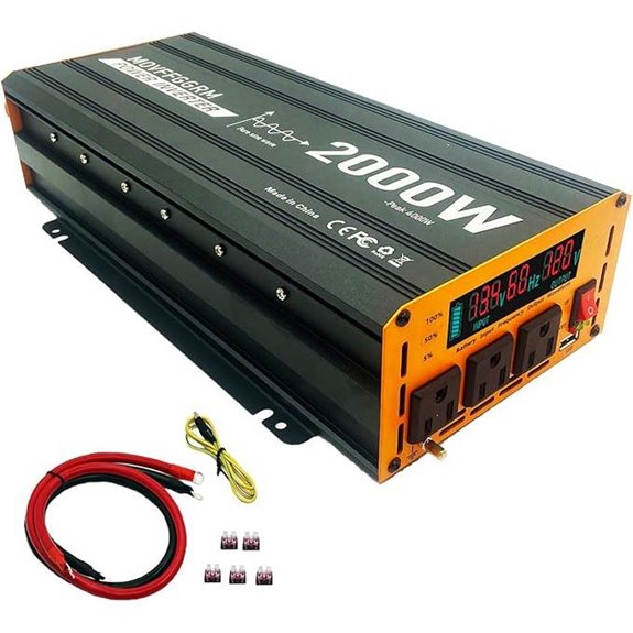 2000W Pure Sine Wave Power Inverter with LCD
