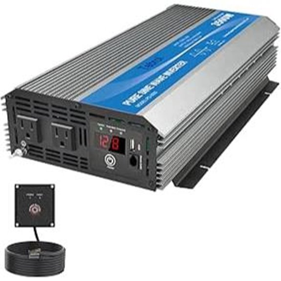 3500W Pure Sine Wave Inverter with USB and Remote