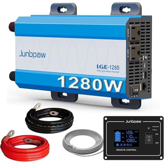 1280W Pure Sine Wave Power Inverter