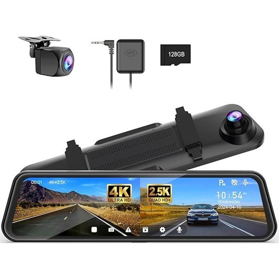high resolution mirror dash cam