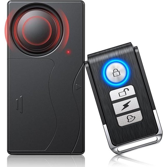 110dB Car Alarm System with Adjustable Sensitivity