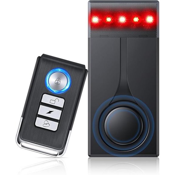108dB Car Alarm System with Remote and Vibration Sensor