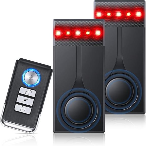 108dB Car Alarm System with Remote and Vibration Sensor
