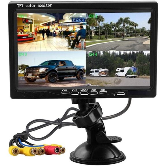 Hikity 7 Vehicle Backup Camera Monitor with Mount