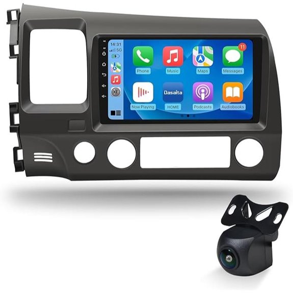 Dasaita 9 Honda Civic Car Stereo with Camera