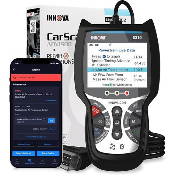 Innova 5210 OBD2 Scanner & Car Diagnostic Tool
