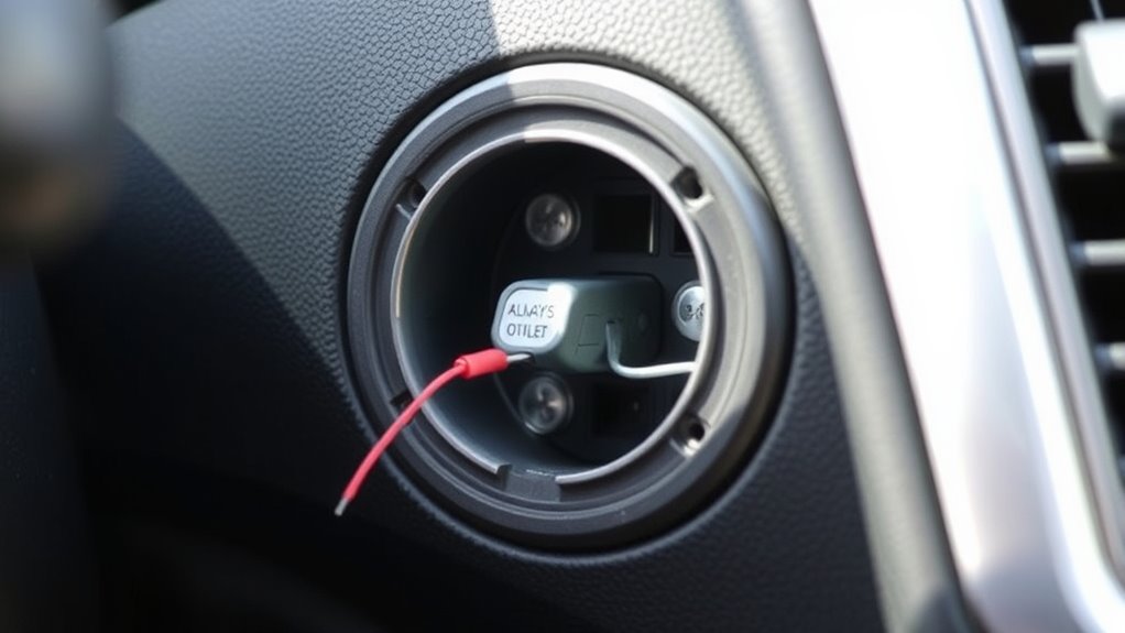 inspect outlet shape and markings