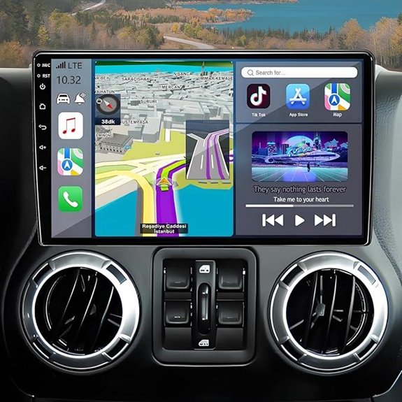 Jeep Wrangler JK 2007-2018 Android Touchscreen Stereo