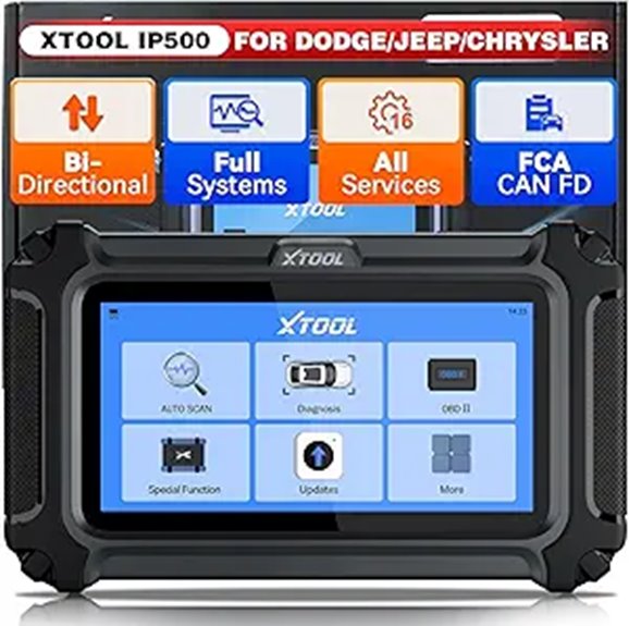 XTOOL IP500 Jeep OBD2 Bi-Directional Scan Tool