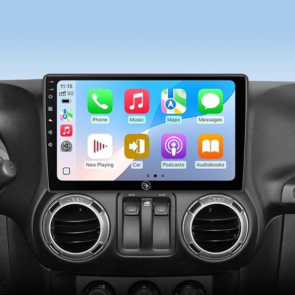 10.2 Jeep Car Stereo with CarPlay Android Auto GPS