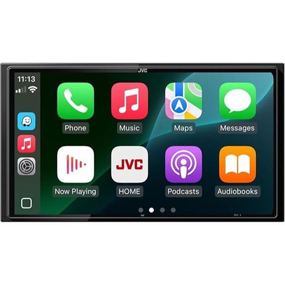 JVC 7 HD Touchscreen Car Stereo with Apple CarPlay