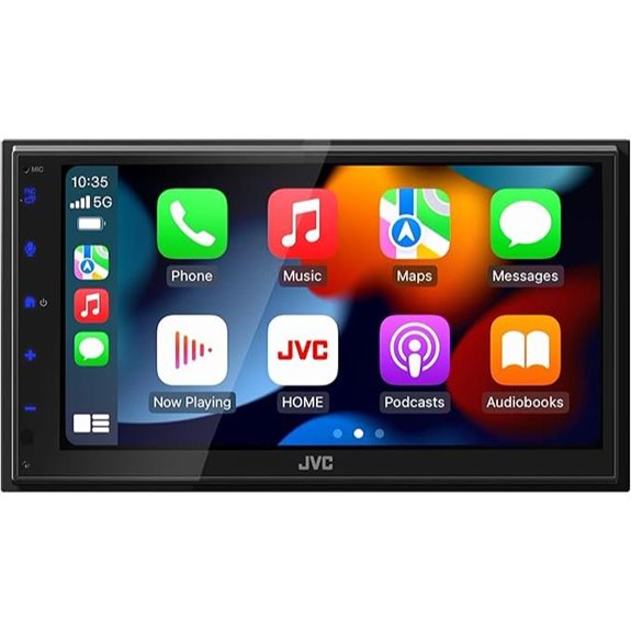 JVC 6.8 Car Stereo with Touchscreen & Apple CarPlay