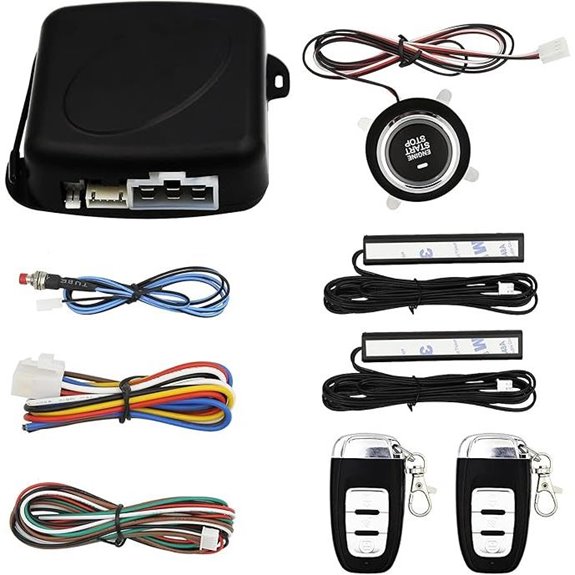 3T6B Keyless Car Alarm & Engine Starter Kit