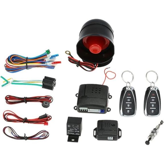 Shkalacar Keyless Car Security System with Remote and Siren