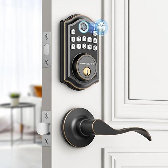 DS10 Keyless Door Lock with Handle and Keypad