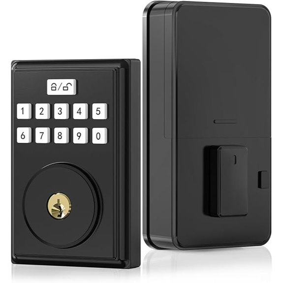 Keyless Entry Door Lock with Keypad and Deadbolt