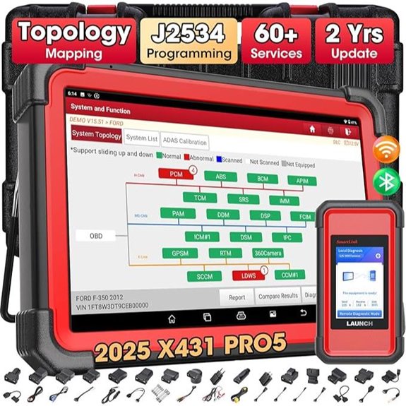 LAUNCH X431 PRO5 J2534 Diagnostic Scanner