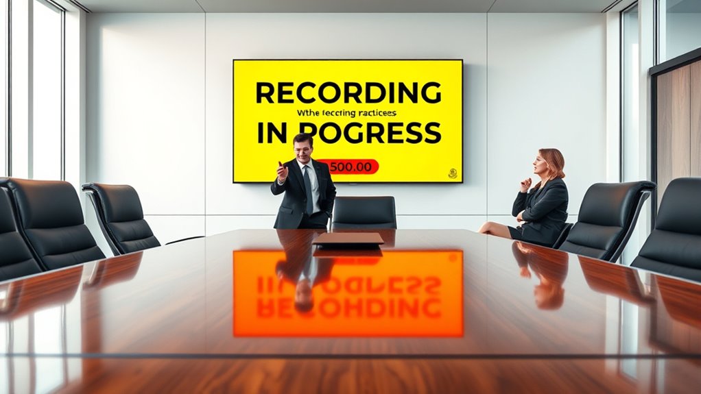 legal recording notification requirements