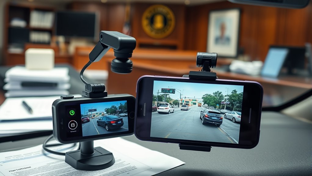 legal standards for dash cam