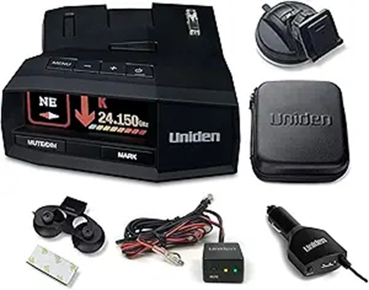 UNIDEN R8 Long-Range Radar/Laser Detector with Hardwire