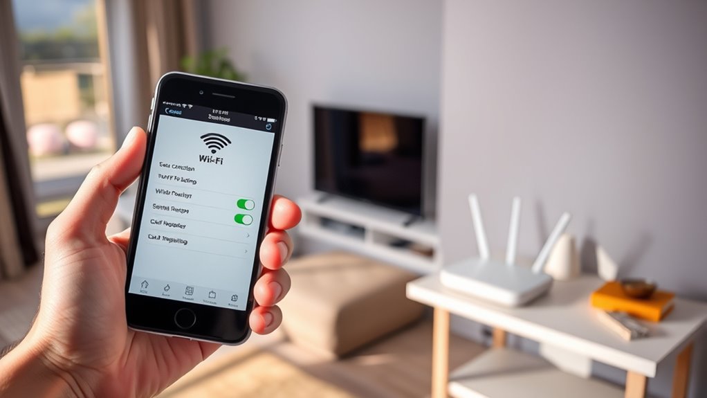 maintain device within range