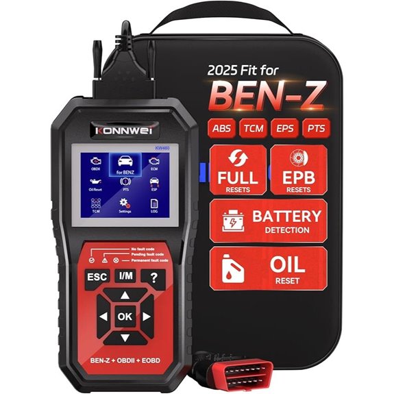 KONNWEI OBD2 Scanner for Mercedes-Benz and Cars