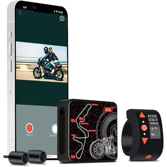 VSYSTO Q3L Mini Motorcycle Dash Cam with WiFi
