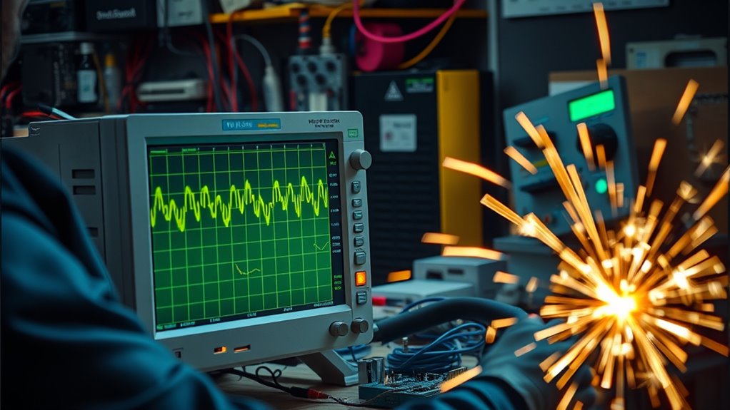 mitigating ignition induced video noise