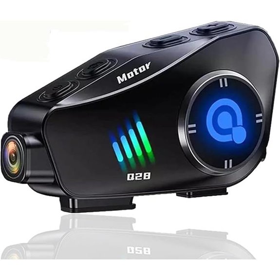 Bluetooth Motorcycle Helmet Headset with HD Camera