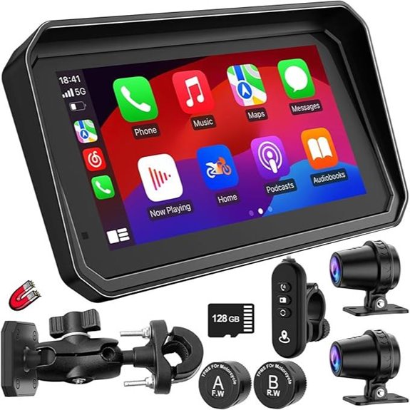 LBW 6 Pro Motorcycle Dash Cam with GPS