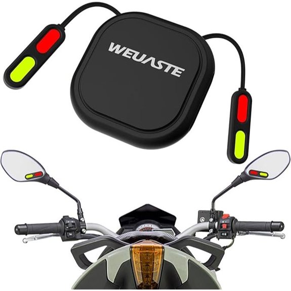 Motorcycle Radar Detector with Blind Spot Alert System