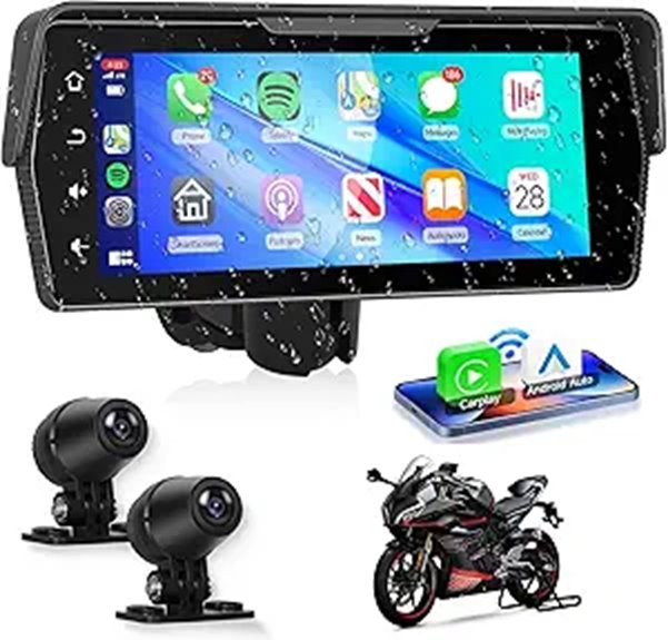 motorcycle gps touch screen