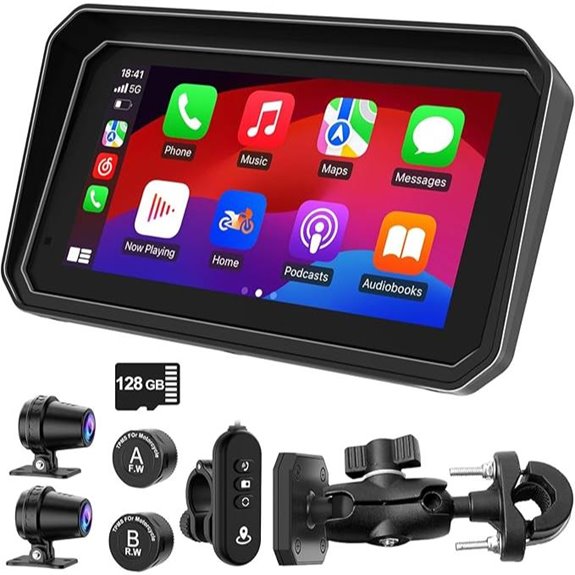 MT600 Pro Motorcycle Dash Cam with GPS & Touchscreen