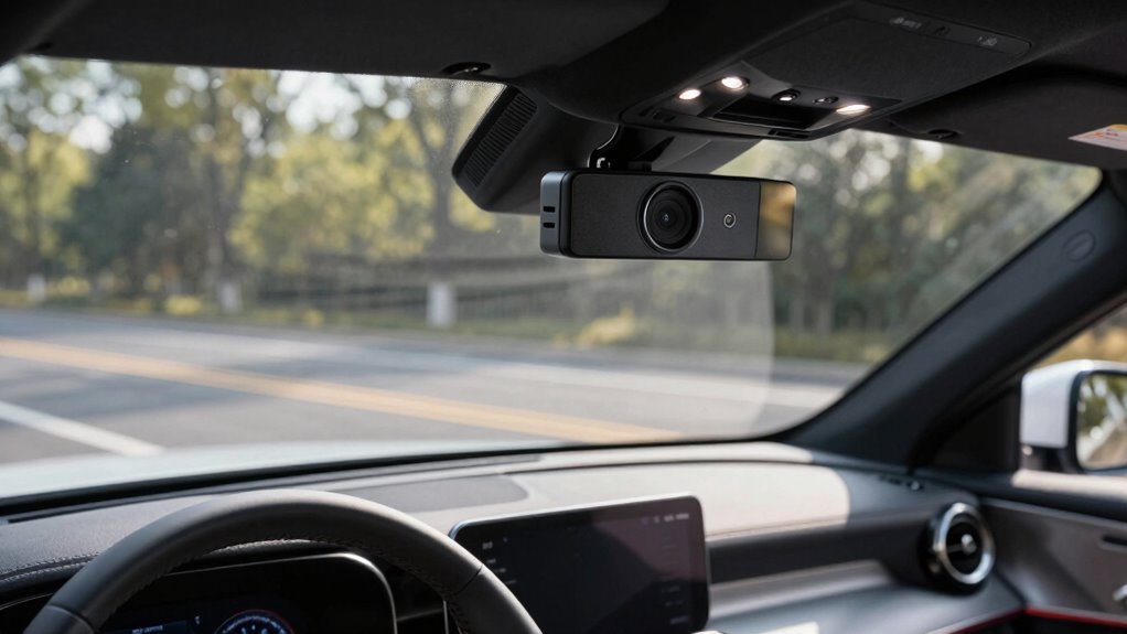 mount dash cam higher
