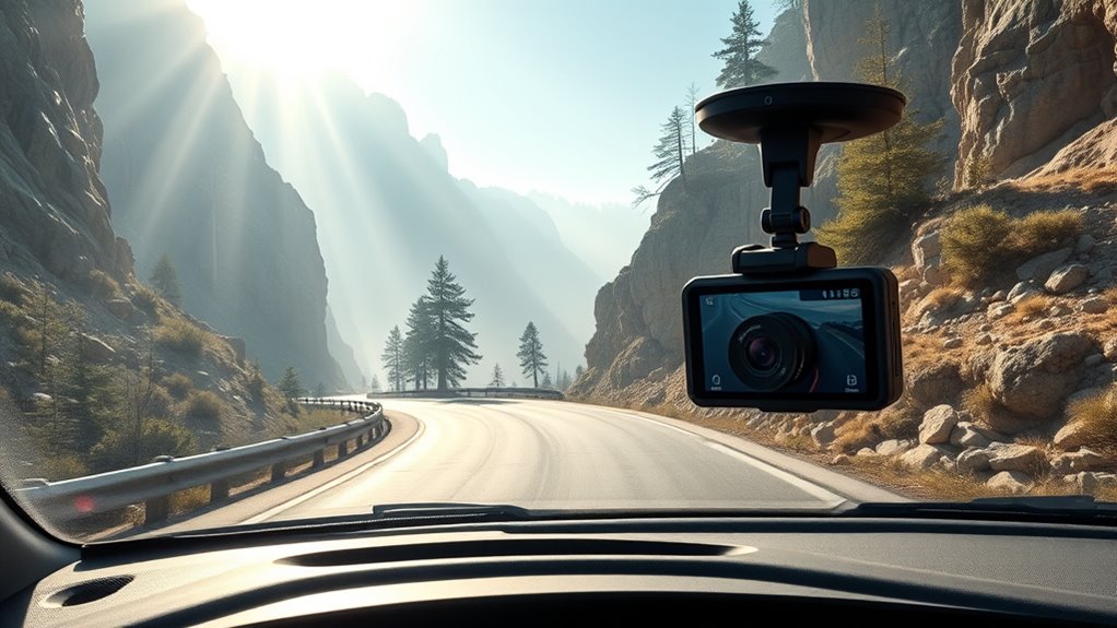 mountain driving dash cam