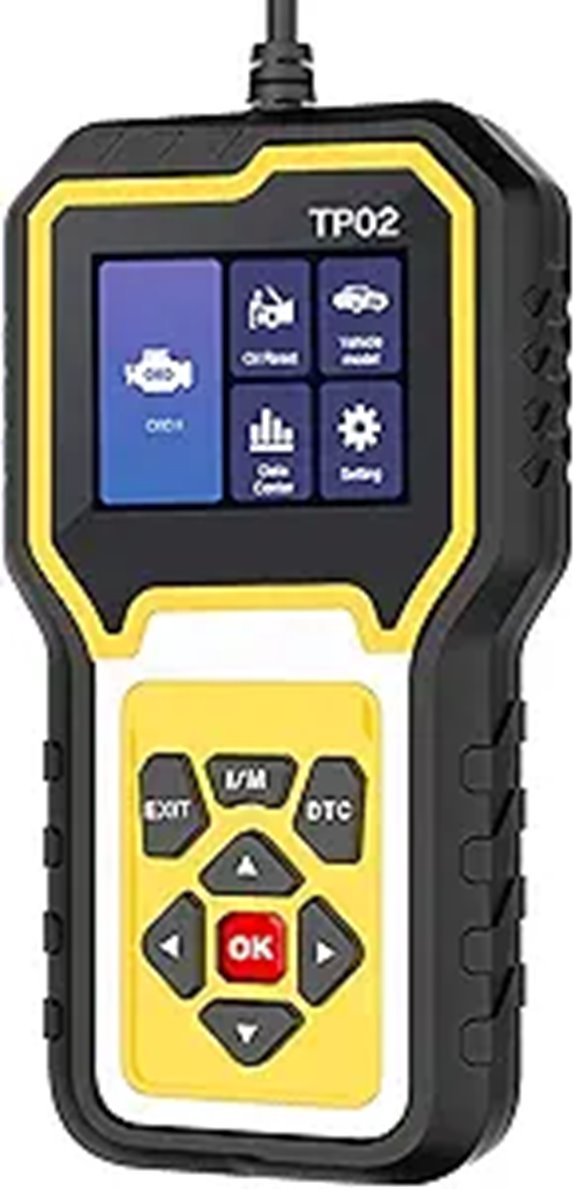 6-in-1 OBD2 Scanner for Multiple Car Brands