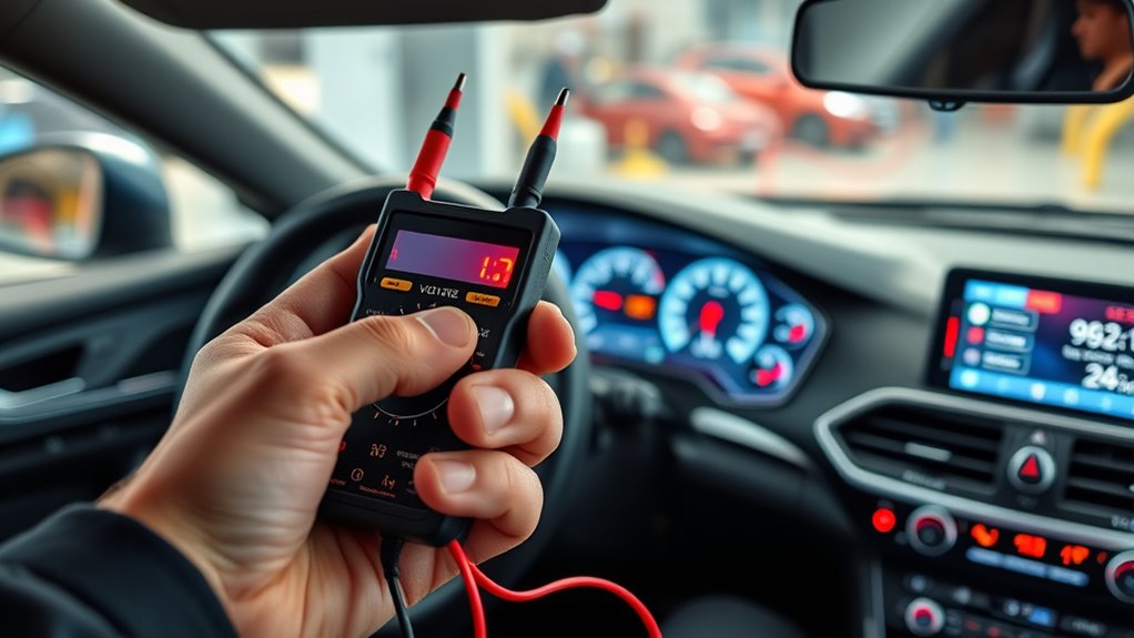 multimeter testing for electrical diagnosis