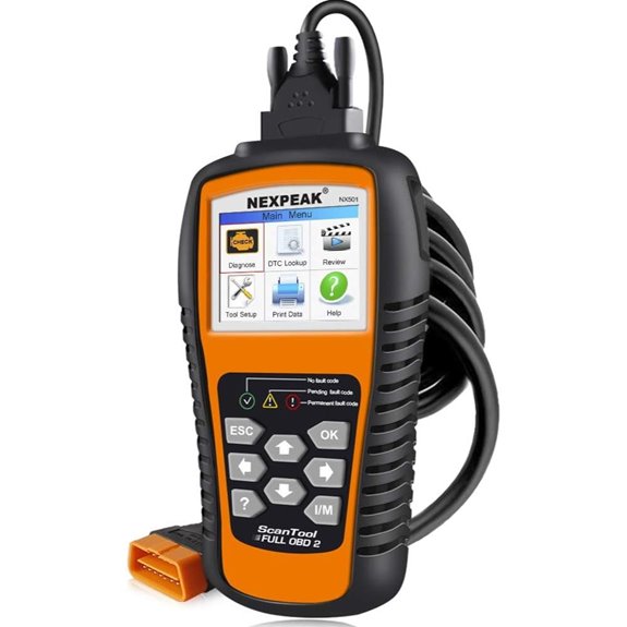NEXPEAK NX501 OBD2 Car Diagnostic Scanner