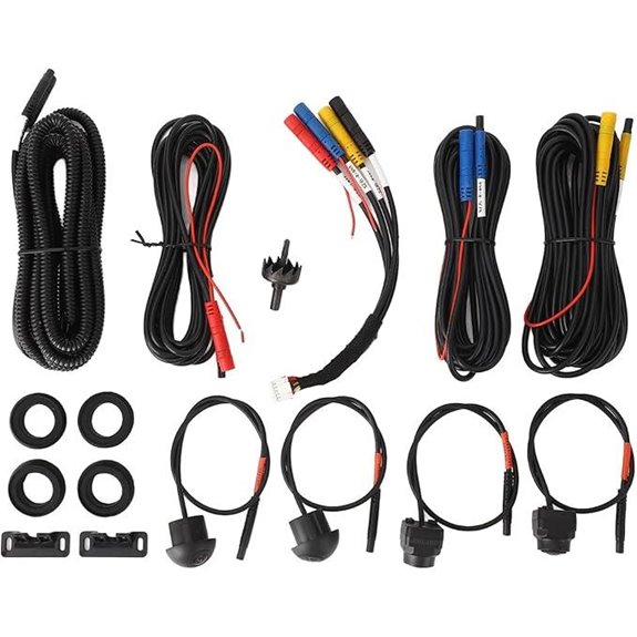 360° Car Camera System with Night Vision