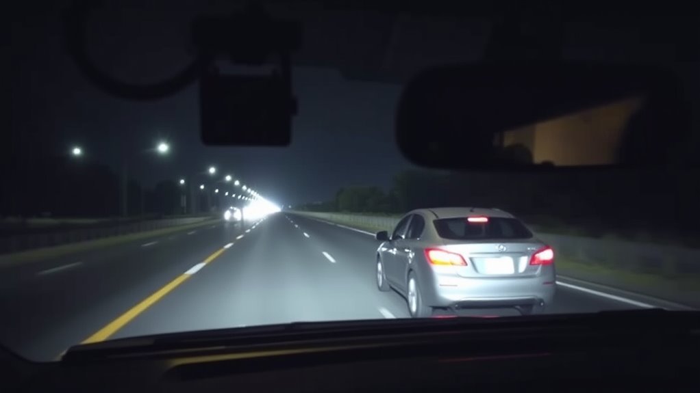 night vision license plate recording