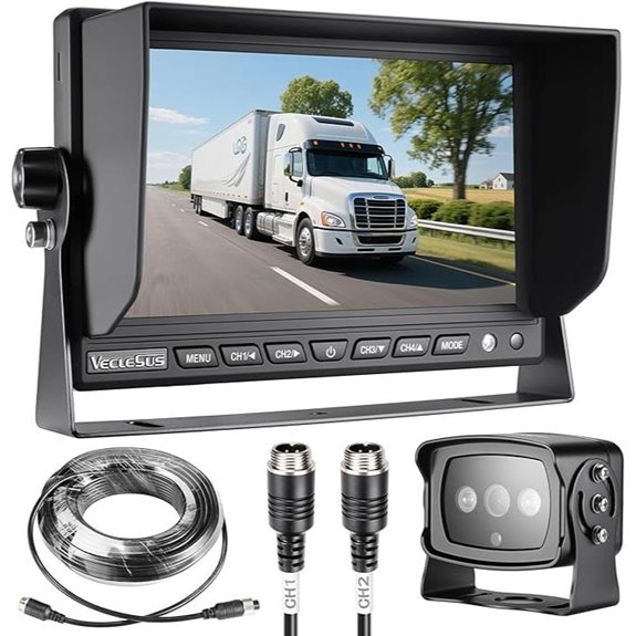 Backup Camera for Trucks with Night Vision and Waterproofing